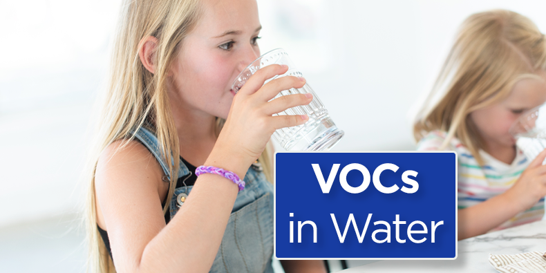Sister drinking water | VOCs in Water
