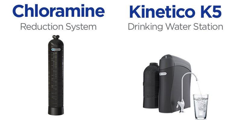Kinetico Chloramine Reduction System and K5 Drinking Water Station
